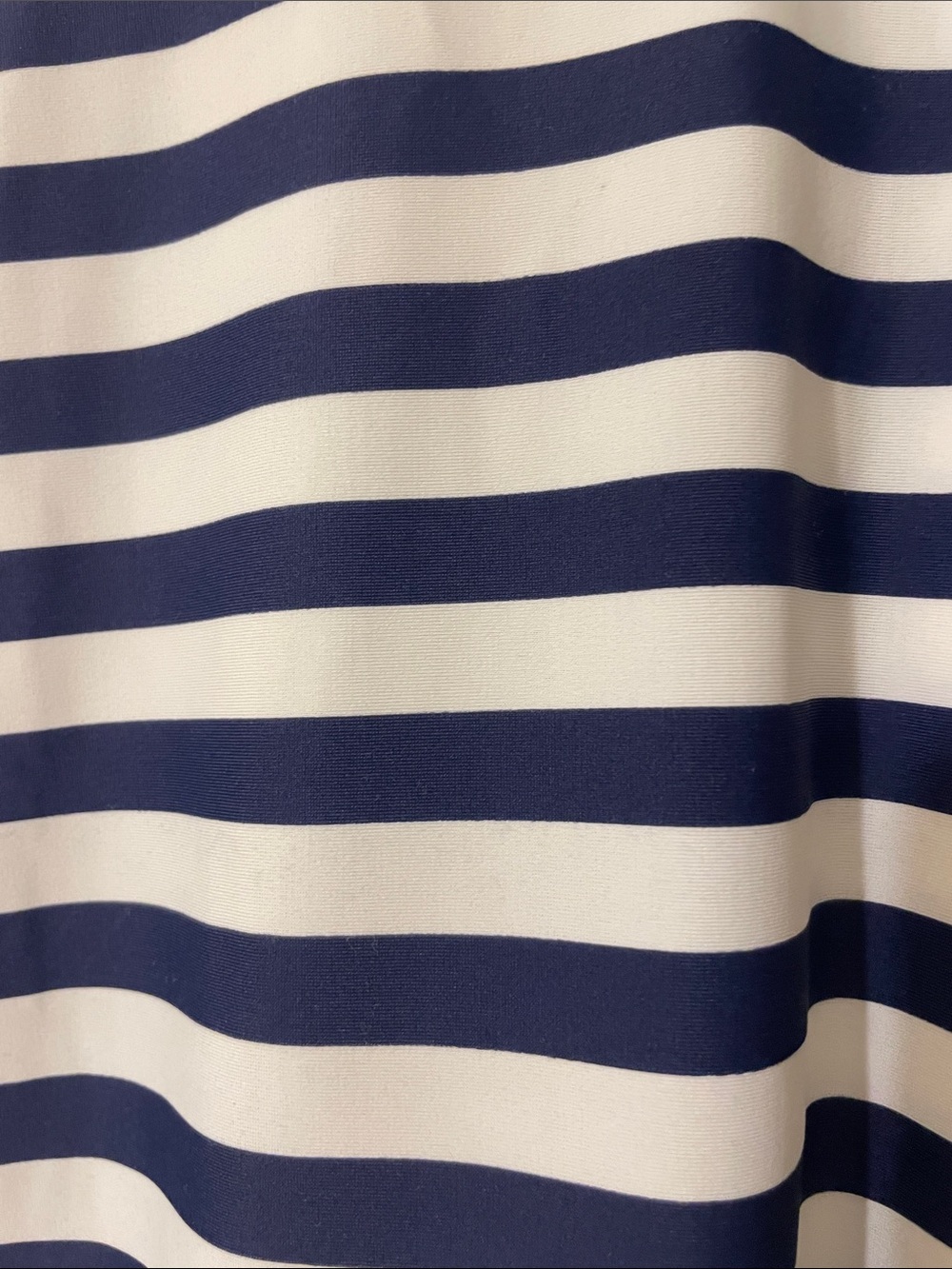 Jude Connally Navy and White Striped Short-Sleeve Shift Mini Dress - Picture 4 of 6